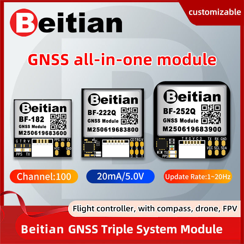 Beitian Beidou GPS + antenna module GNSS flying machine flight control drone FPV model aircraft fixed wing Beitian Beidou GPS + antenna module GNSS flying machine flight control drone FPV model aircraft fixed wing